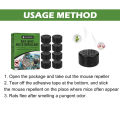 8Pcs/Set Mice Repellent Deterrent Anti-Mouse Balls Rat Repellent Peppermint Oil for Home Outdoor Indoor Car Pest Insect Control. 