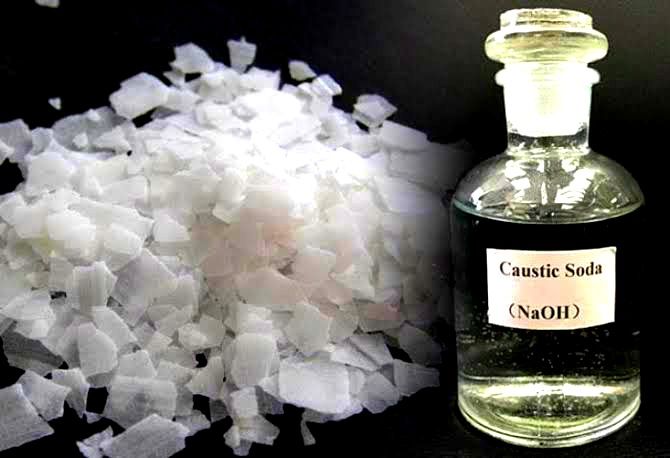 Caustic Soda Flakes , 200G.M (Made in China).