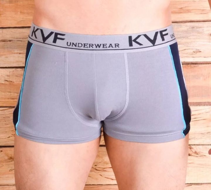 KVF Men's Underwear Briefs (Pack Of 2) & Get Free 1 pair cotton 🧦socks
