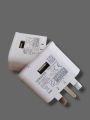 5V/1A charger for mobiles. Support all types of charging devices. 