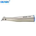 Dental Low Speed Handpiece Contra Angle Blue Ring X25 X25L 1:1 Internal Water Spray Fiber Optical Handle. 