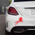 G124 19.5X20CM Car Sticker Handsome Horse Waterproof Vinyl Decal Car Accessories Pegatinas Para Coche DIY Car Styling.