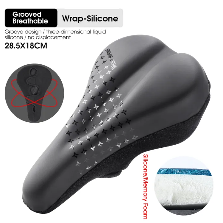 WEST%20BIKING%20Gel%20Bicycle%20Saddle%20Cover%20Silicone%20Comfortable%20Non-Slip%203D%20Bike%20Seat%20Cover%20Durable%20PU%20Leather%20Cycling%20Saddle%20Cover%20-%20Image%207