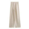 2024 Autumn Women Casual Blazer Coat Pants Set Long Sleeve Double Breasted Blazer + Wide Leg Trousers Lady Office Outfit.
