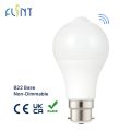 PIR Motion Sensor Light 189-265V B22/E27 LED Smart Bulb 12W With Free Converter.