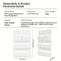 1PC RV Motorhome Caravan Toilet Compartment Door Storage Pocket For Kassett Shelf Box White. 