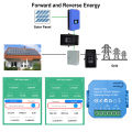 Smart Life WiFi Energy Bidirection Meter with Buzzer Overload Alarm App Monitor Solar Produced Consumed Power AC110V/240V.