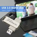2 in 1 Premium metal body Pendrive (USB 2.0 / 3.0).
