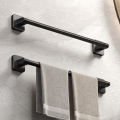 Bathroom Towel Holder White Without Drilling Bathroom Black Towel Rack Towel Bar Self-Adhesive Bathroom Towel Rack Towel Rail. 