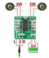PAM8403 3W+3W Mini Audio Amplifier Board, 5V Stereo Amplifier Module, Compact Digital Power Amplifier. 