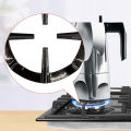1Pc Stainless Steel Gas Cooker Rack Mocha Pot Coffee Pot Rack Kitchen Gas Stove Coffee Stand Simmer Ring Safe Stovetop Reducer.