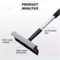SEAMETAL Car Window Cleaning Brush Mirror Glass Squeegee Wiper 2 in 1 Retractable Long Handle Car Windshield Window Washing Tool. 