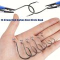 160pcs Stainless Steel Circle Hook Set, 2x Strong Offset Octopus Hooks for Sport Fishing - Corrosion-Resistant, Piercing Point D.