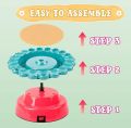 Diy Sunflower Potttery machine Electric best quality create exquisite eramic works potttery wheel for kids. 