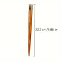 5 Pairs Reusable Chinese Wooden Chopsticks Natural Wooden Chopsticks Tableware Pizza noodle tools 5 colorsr Chinese Bag. 