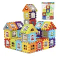 24pcs/lot Baby Paradise House spelling puzzled plastic blocks City DIY Creative Model Figures Educational Kids Toys. 