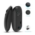 [Rechargeable Wireless Mouse] Built-in wireless mouse, adjustable mouse sensitivity, Bluetooth or usb2.5g plug (standard mouse, wiressless mouse). 