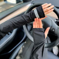Unisex Cycling Arm Sleeves Ice Fabric Anti-UV Sunscreen Running Cycling Sleeve Outdoor Sport Anti-cursor Arm Warmers. 