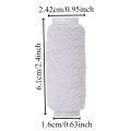 20m Black White  Elastic Thread 0.6mm Elastic Rope Very Fine High Elastic Sewing Machine Bottom Line DIY Clothing Binding Line. 