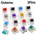 Outemu Mechanical Keyboard Switches 3Pin Dustproof Linear Tactile Clicky Silent DIY Gaming Switch Compatible with MX Switch.