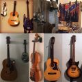 Guitar Wall Mount Hanger Black Guitar Hanger Wall Hook for All Size Guitars Bass Mandolin Banjo Ukulele. 