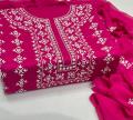 Pure GTM Lawn Hand made embroidery Shirt & Trouser with matching embriodry shafon dupata 3 pc beautifull suit. 