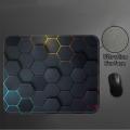 Colored Hexagonal Geometric Pattern Mouse Pad Game Console Pad Keyboard Mouse Pad office Pad Computer Laptop Pad Desk. 