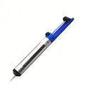 Aluminium Desoldering Suction Pump Tool Solder Sucker Suction Tin Pen Removal Device Blue Vacuum Desoldering Pump Tool. 