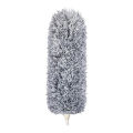Microfiber Feather Extendable & Bendable Dusters Washable High Celling Cleaning Duster with 100 inches Stainless Still Expandable Pole Handle(Grey) (Duster) ( No Color Choice). 