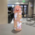 780ml 3D Unicorn-Patterned Water Cup: High-Definition Stereo Print, Lightweight Durable, Great for Kids & Adults, PVC-Free.