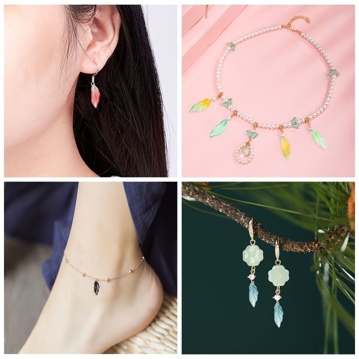20Pcs/Lot%209x20mm%20Glazed%20Crystal%20Glass%20Loose%20Beads%20Petals%20Leaf%20Shape%20Pendants%20For%20DIY%20Making%20Jewelry%20Earing%20Necklace%20Accessories%20-%20Image%206