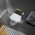 Mini Card Reader OTG Usb Flash Card Reader For Iphone Ipad Tablet Phone Lightning Type C Adapter. 