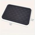 Durable PVC Anti Slip Car Mat - Heat and Sun Resistant Phone and Key Storage Mat.
