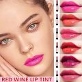 WENJLYJ 6 PCS Wine Lip Tint Wine Bottle Matte Lip Tint Stain Stick,Long Lasting Waterproof&Moisturizing Velvet Liquid Lipstick Mini Cute Lip Gloss Set for Women. 