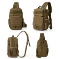 Climbing Chest Bag Backpack Accessories Lure Outdoor Fishing Camping Hiking Bag with Rod Holder Men Molle Fanny Pack.