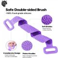 SP High Quality Back Cleaning Shower Strap, Silicone Back Scrubber Soft Bath Towel Bath Belt.. 