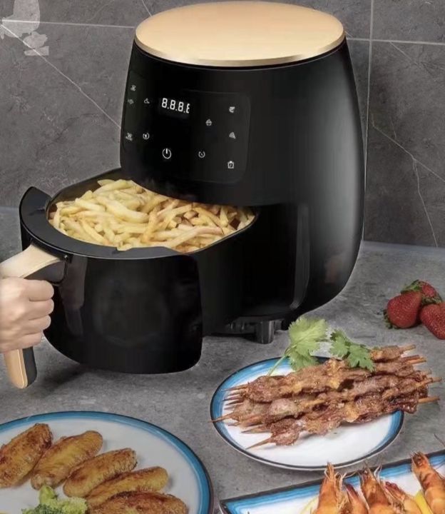 Silver%20Crest%20Air%20Fryer%20With%20Led%20Display%20Touch%20Control%20*%20Non%20stick-6%20Litre%20Extra%20large%20Capacity%20-%20Image%202