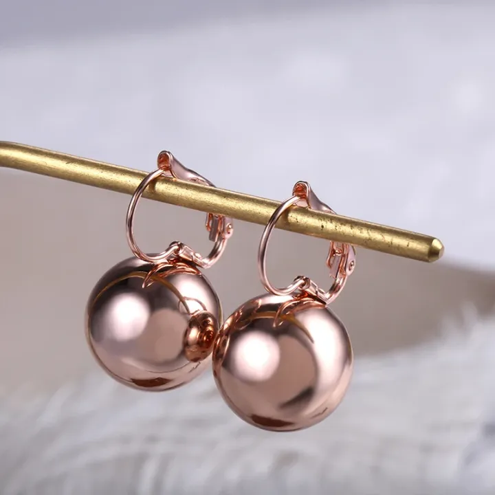 Huitan%20Simple%20Metallic%20Style%20Drop%20Earrings%20for%20Women%20Versatile%20Fashion%20Smooth%20Ball-Shape%20Pendant%20Jewelry%20Accessories%20for%20Female%20-%20Image%205