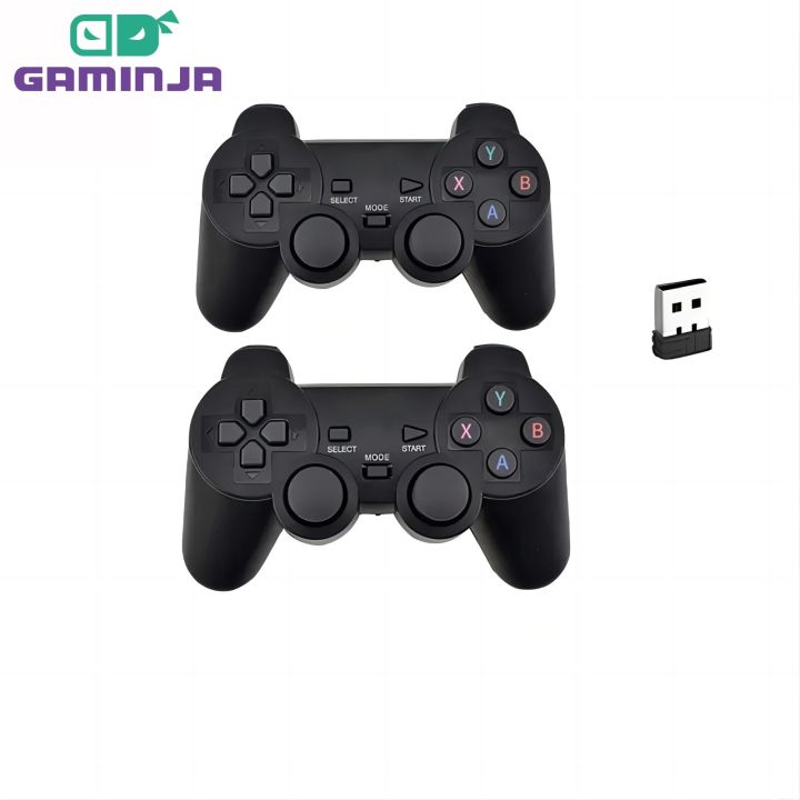 GAMINJA 2.4G Wireless Gamepad Joystick Game Controller for Game Stick Smart TV TV Box Game Box PC Joystick Game Accessories