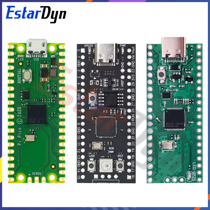 Estardyn Raspberry Pi Pico Board RP2040 Dual-Core 264KB ARM Low-Power ...