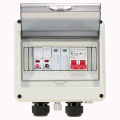 Double PG Solar photovoltaic PV DC Combiner Box 600V Surge Lightning Protection 1 input 1 out Fuse MCB SPD Distribution Box IP65. 