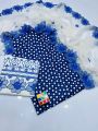 Alhamdulilah – Cut Work Polka Dots Lawn 3PC Suit | Polka Digital Printed Shirt, Chiffon Dupatta & Cross Stitch Trouser. 