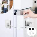 1PCS Baby Safety Refrigerator Lock With Keys or Coded Lock Infant Security Cabinet Locks Sliding Closet Door Locks. 