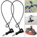 1-5Set Stainless Steel Safety Rope Lanyard for Hero 13 12 11 Anti-lost Hand Wristband Hanging Ropes for Insta360 X5.