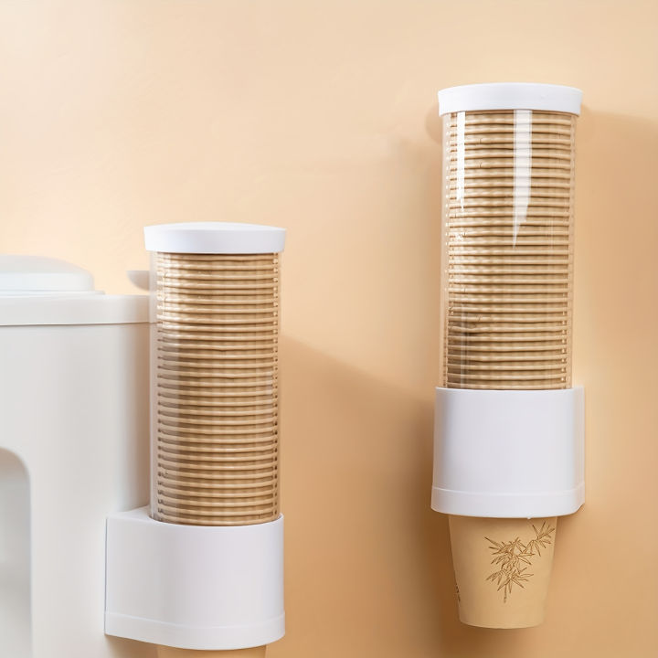 Disposable cup extractor, Wall mounting, Disposable paper cup, Dispenser, Plastic cup holder,Dispenser automatically drops cup