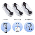 3pcs Badge Storage Rack Magnetic Eyeglass Holder Men Women Stainless Steel Shirt Chest Front Hanger for Sunglass Reading Glasses. 