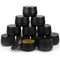 12pcs 4/8oz Candle Tins With Lids, Round Metal Candle Jars Kit For Loose Candles, Used For DIY Storage, Candle Making Supplies. 