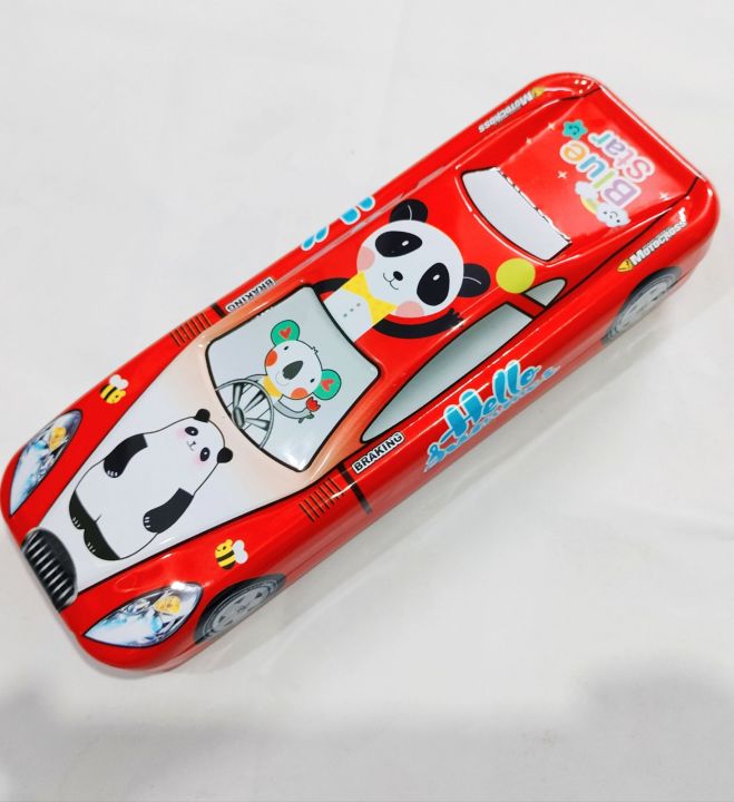 Car Pencil & Pen Box Metal Body for Multipurpose Use