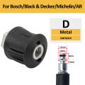 Pressure Washer Hose Connector Converter Power washer outlet adapter M22 for Karcher Nilfisk Stihl High Pressure Washer Hose. 