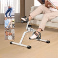 Mini Pedal Exerciser Exercise Bike Indoor Under Desk Bike Pedal Exerciser for Elderly Leg Rehabilitation Home Fitness Equipment.